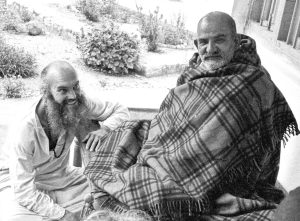 Ram Dass with Baba Neem Karoli