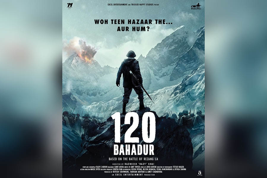 A powerful tribute to the soldiers of Rezang La in the movie 120 Bahadur.