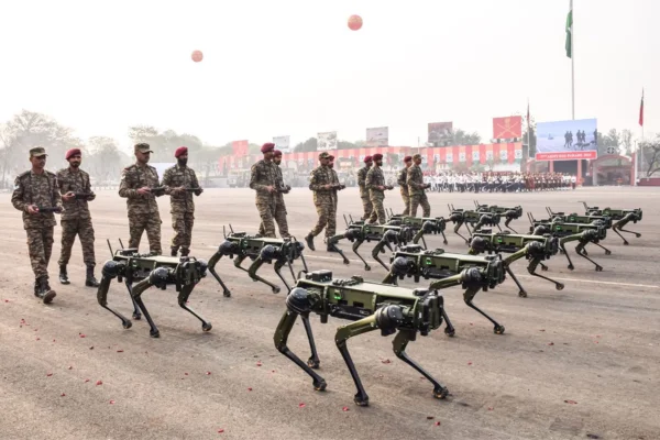 Robotic Dogs Steal the Spotlight at 77th Indian Army Day Celebrations in Pune