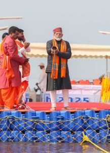 PM Modi, Maha Kumbh 2025, Prayagraj, Triveni Sangam, Holy Dip, Kumbh Mela, Spiritual India, Hindu Tradition, Ganga Yamuna Saraswati, Religious Tourism, India Culture, Pilgrimage Sites, Devotion and Faith, Modi Kumbh Snan, Indian Festivals
