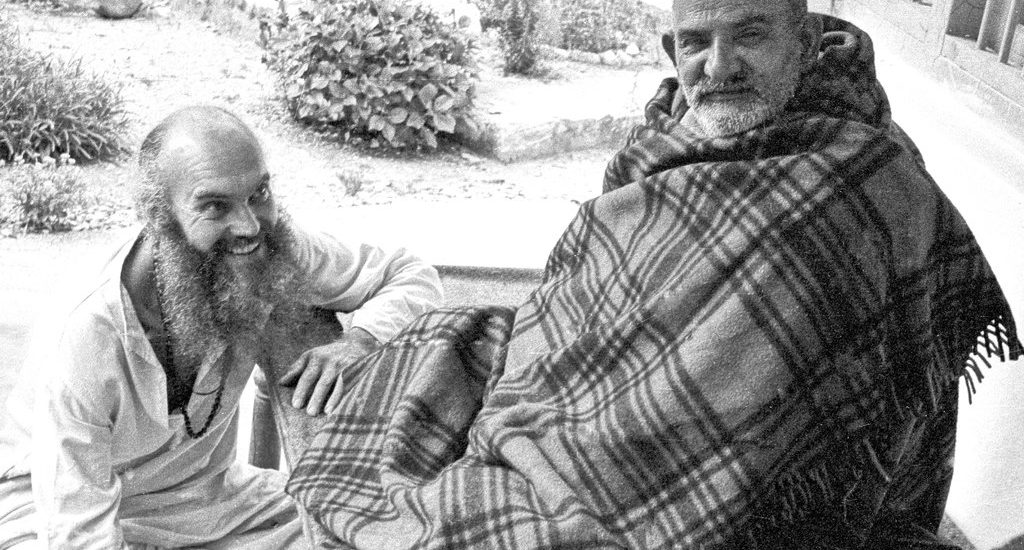 Ram Dass with Baba Neem Karoli