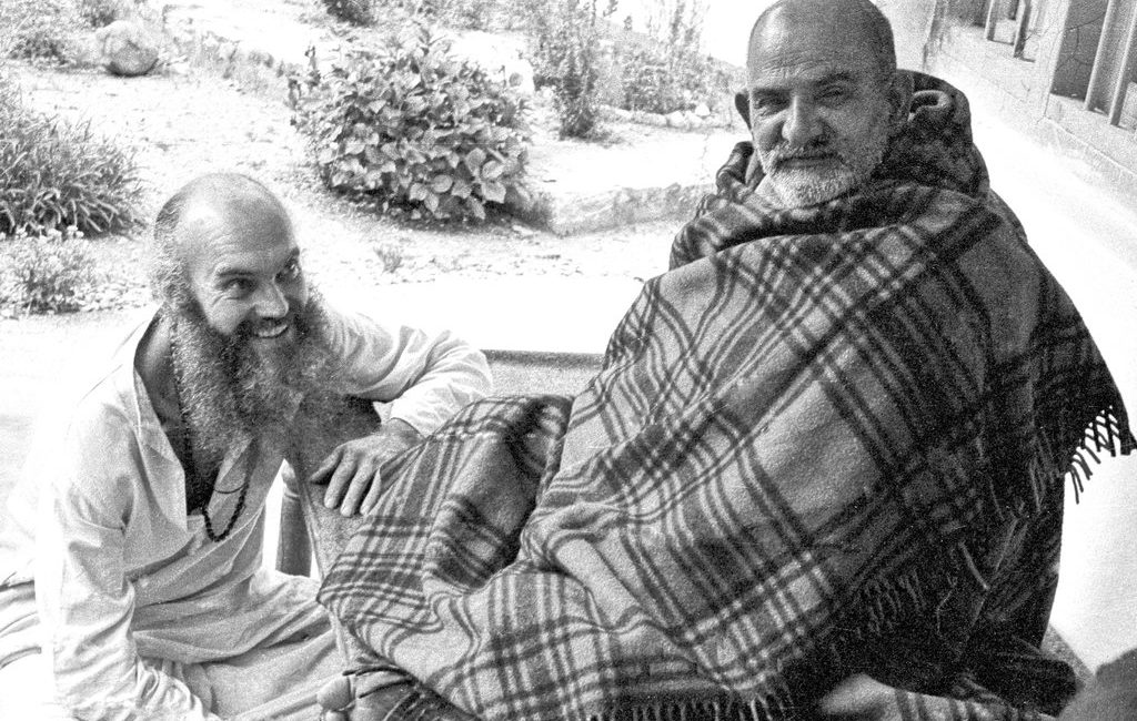 Ram Dass with Baba Neem Karoli