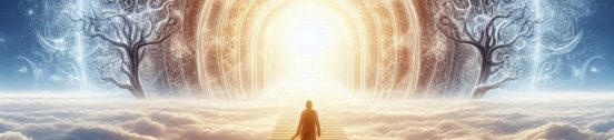 A Pathway Leading into a Bright Horizon – Representing the spiritual journey and self-evolution