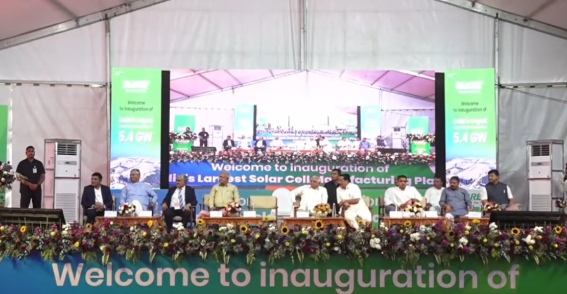 India's Renewable Energy Boom: Pralhad Joshi Inaugurates 5.4 GW Solar Plant in Gujarat