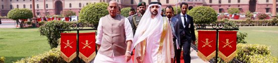 Strengthening Ties: Sheikh Hamdan Meets Rajnath Singh in India's Capital