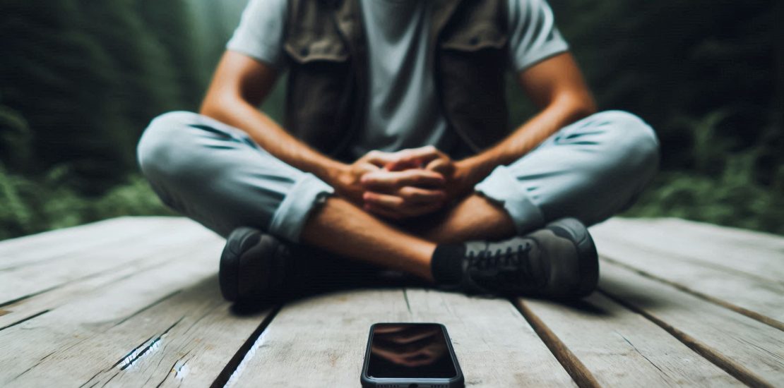 digital detox and reconnecting with the self through nature and stillness.